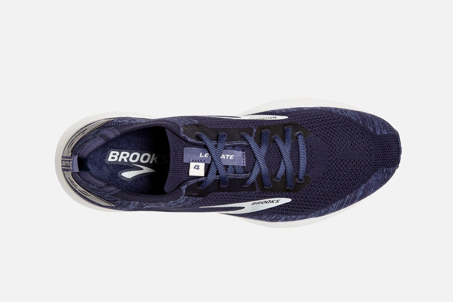 Brooks Levitate 4 Road Loopschoenen Heren - Donkerblauw/Grijs/Wit - 715803KPL